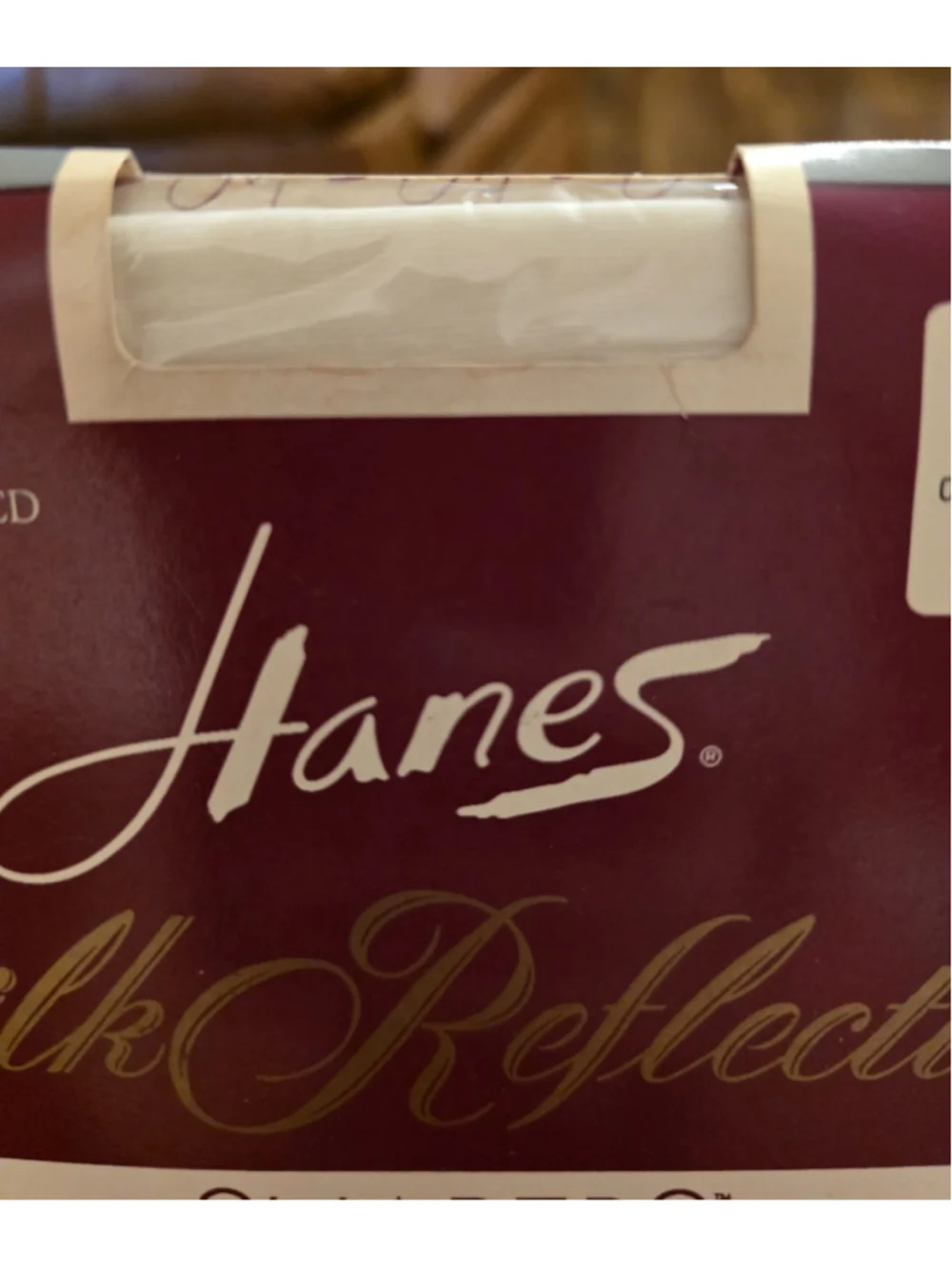 Hanes Silk Reflections Shapers Size CD Pearl NOS